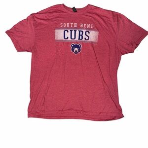 Unisex Gildan Red South Bend Cubs Tee
